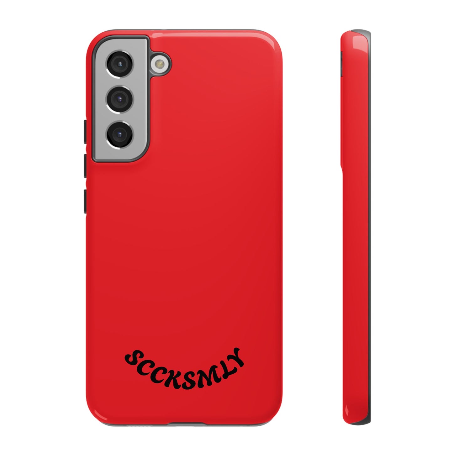 SOLID Screaming Red Tough Case for Samsung