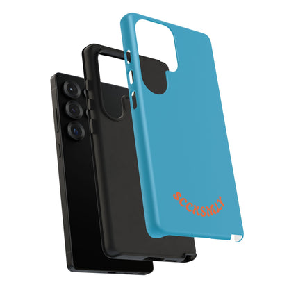 SOLID Blue Spook Tough Case for Samsung
