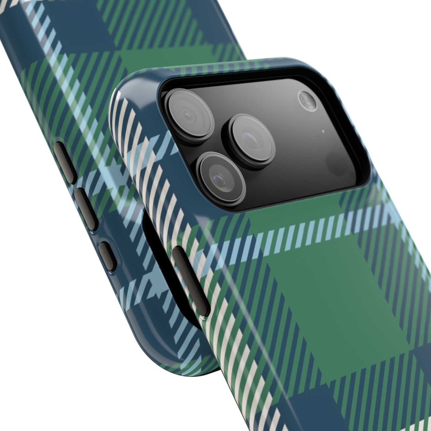 Earth and Sky Plaid Phone Case for Apple