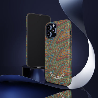 Earthly Waves Tough Phone Case for Apple