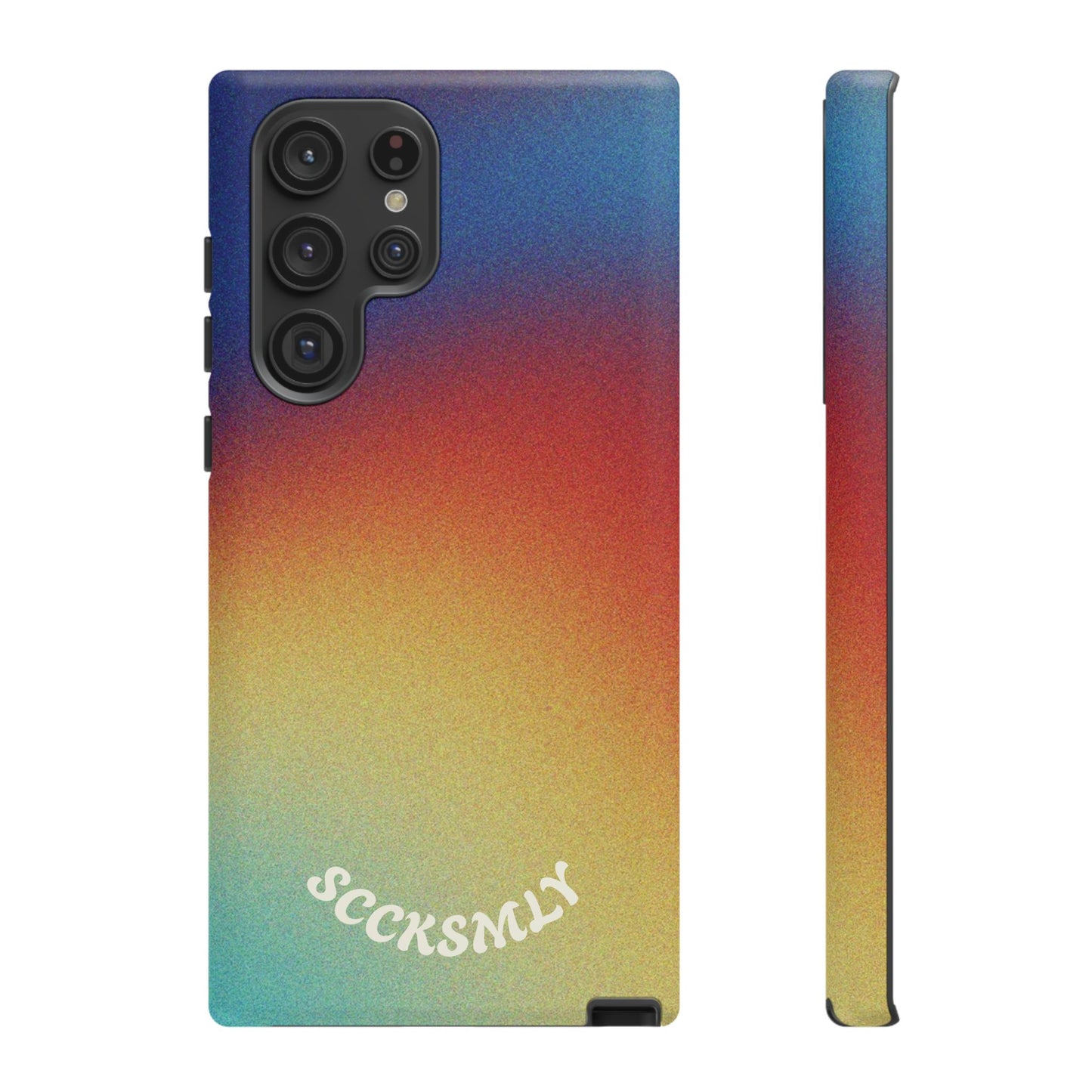 Faded Sunset Aura Tough Phone Case for Samsung