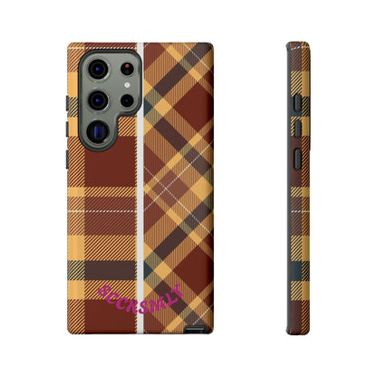 Autumn Plaid Phone Case for Samsung