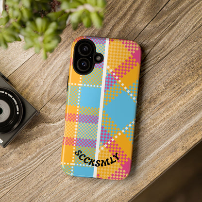 Pattern Punch Phone Case for Apple