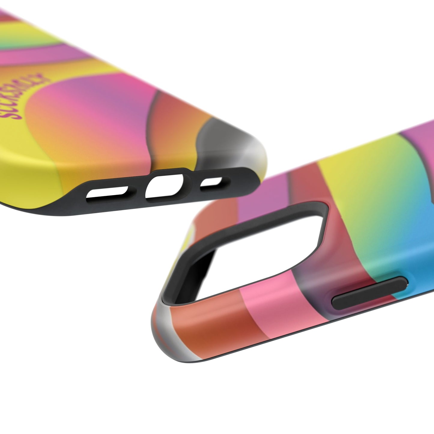 Modern Retro Rainbow Phone Case for "IOS or Apple"