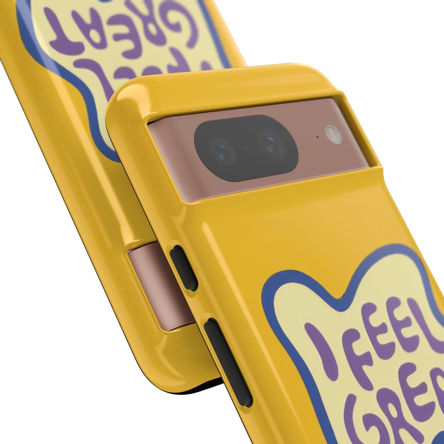 Yellow "I FEEL GREAT" Tough Phone Case for Google Pixel