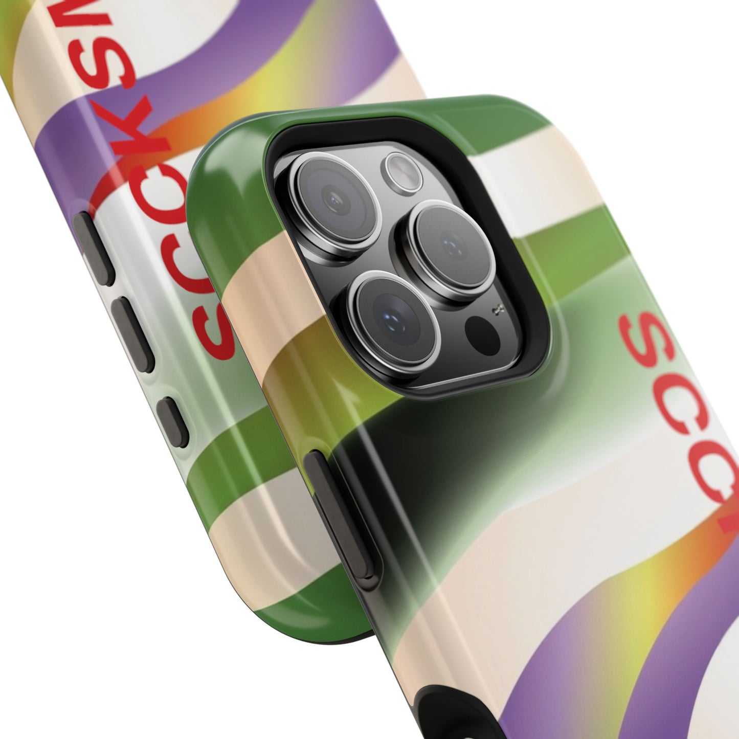 Green Waves Phone Case for "IOS or Apple"