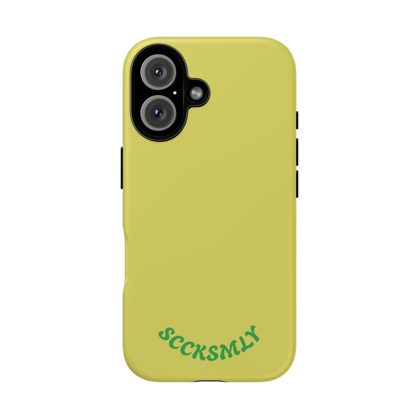 SOLID Lemon Pop Tough Case for Apple
