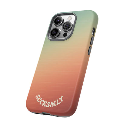 Warm Ombré Tough Phone Case for Apple