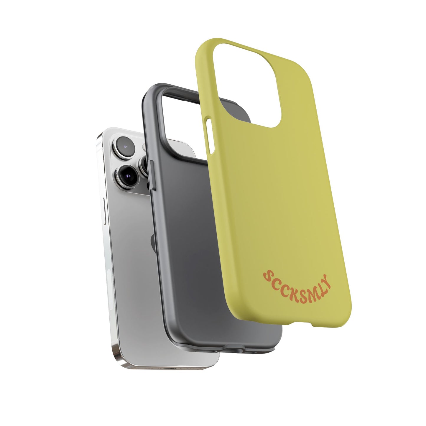 SOLID Lemon Dijon Glaze Tough Case for Apple