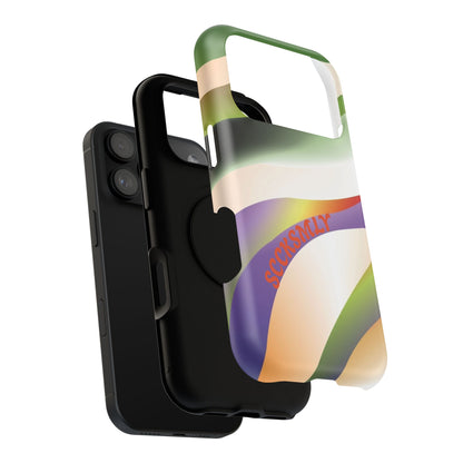Green Waves Phone Case for Apple