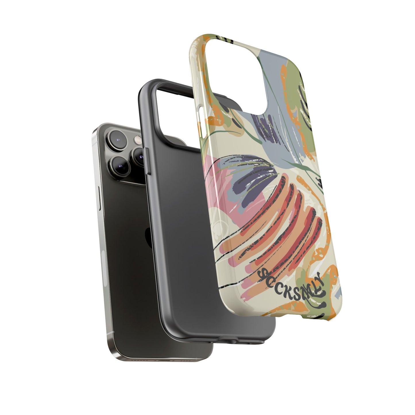 Botanical Strokes Palette Tough Phone Case for Apple