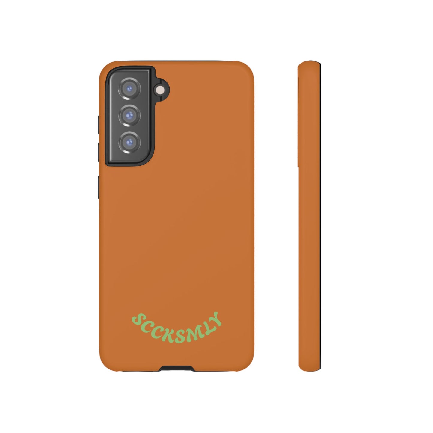 SOLID Terracotta Coal Tough Case for Samsung