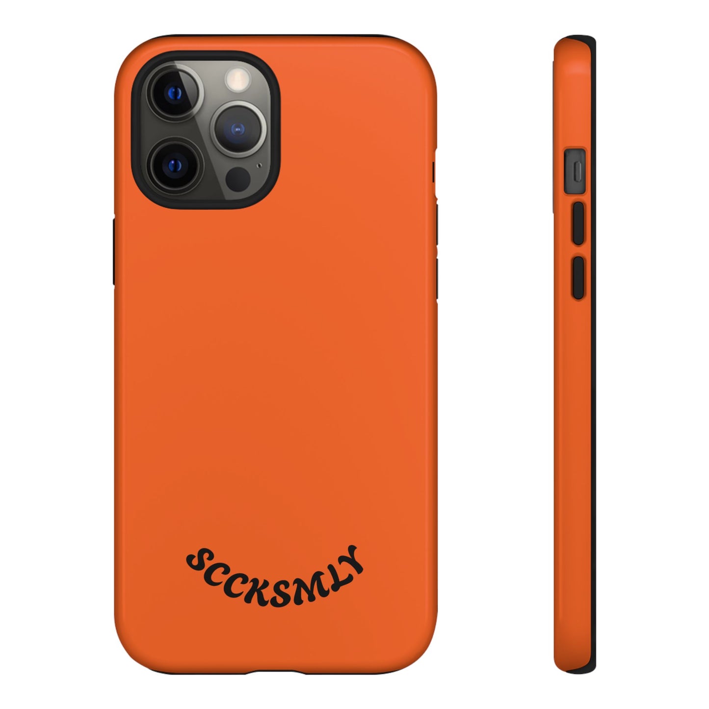 SOLID Tangerine Tough Case for Apple