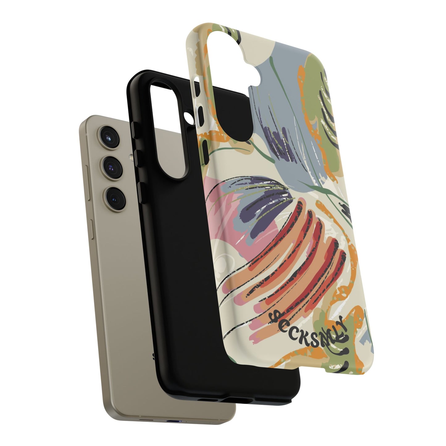 Botanical Strokes Palette Tough Phone Case for Samsung