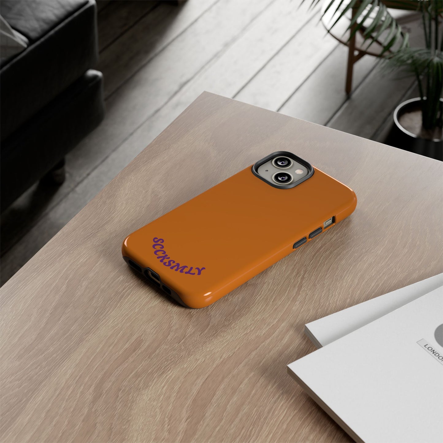 SOLID Burned Plum Tough Case for Apple
