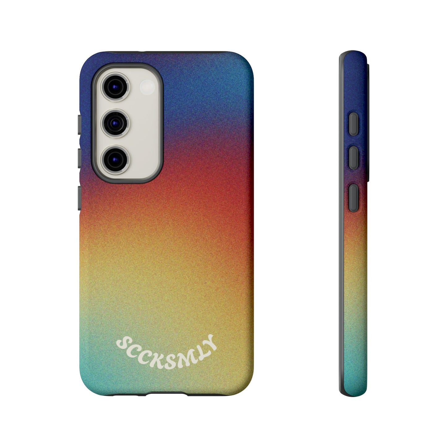 Faded Sunset Aura Tough Phone Case for Samsung