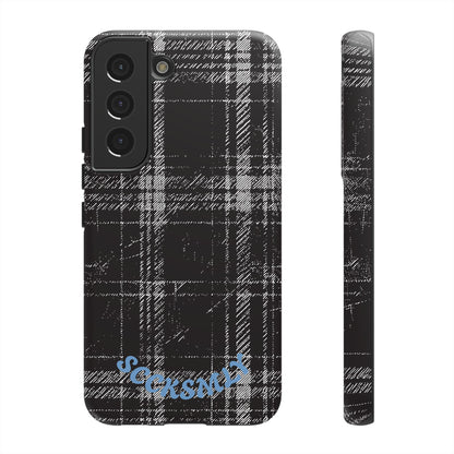 Smoky Grungy Plaid Phone Case for Samsung