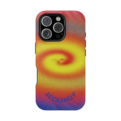 Toxic Spiral Tough Phone Case for Apple