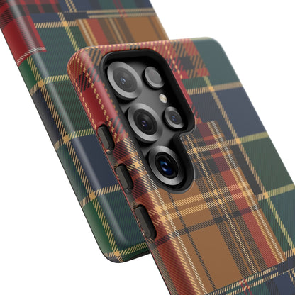 Heritage Hues Patchwork Tough Phone Case for Samsung