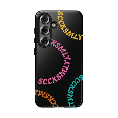 Y2K Wavy Script Tough Case for Samsung