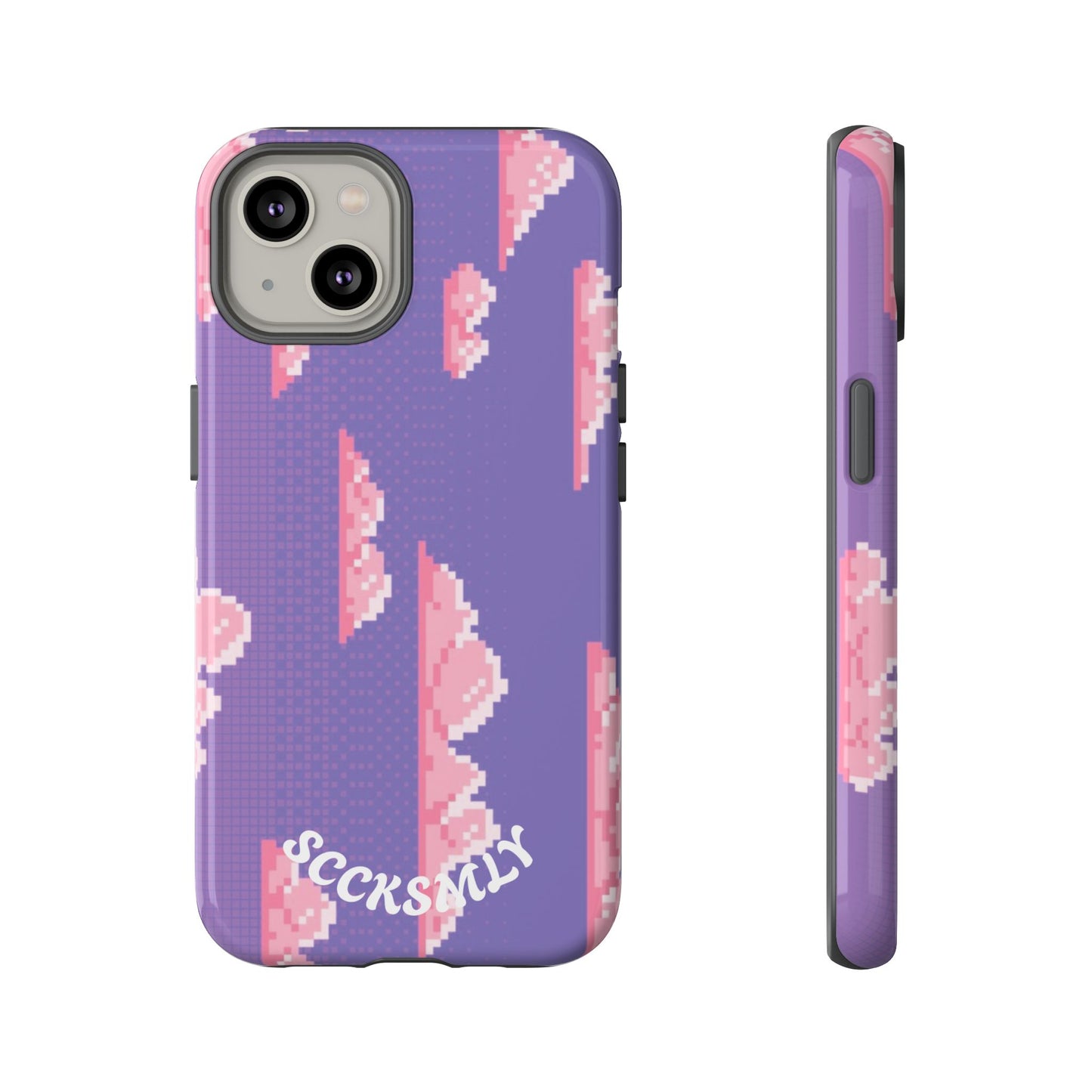 Purple Cotton Candy Sky Tough Phone Case for Apple