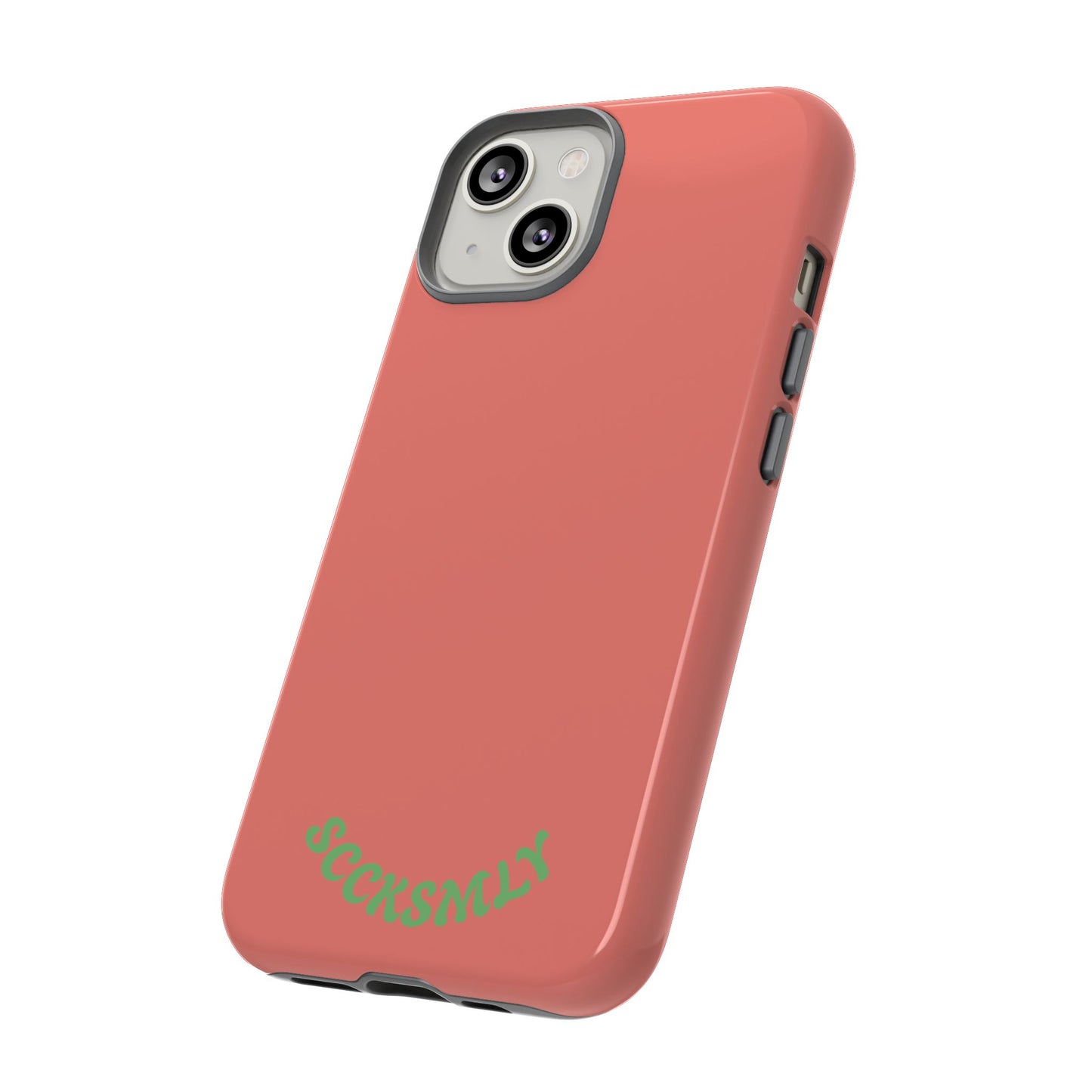 SOLID Guava Melon Wave Tough Phone Case for Apple