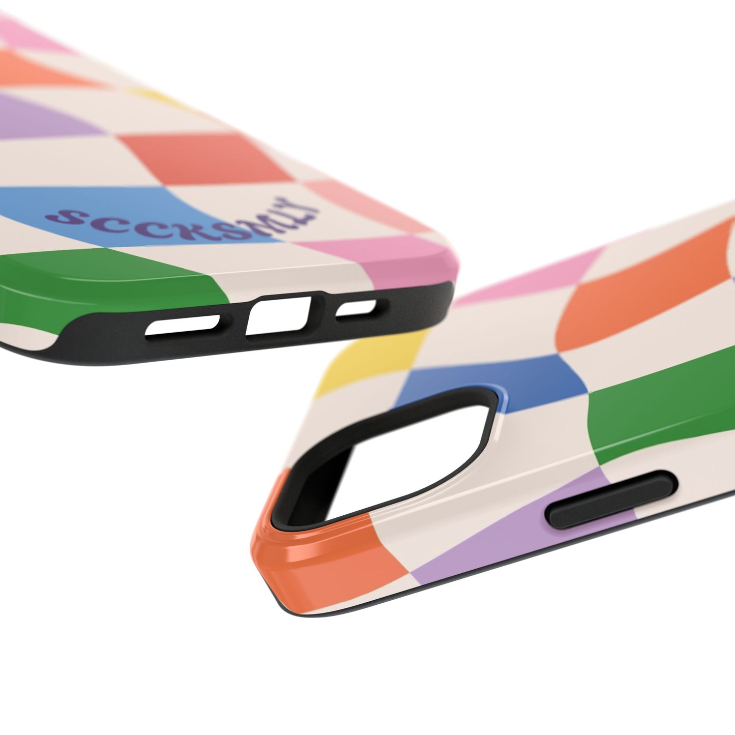 Checker Flicker Phone Case "IOS or Apple"