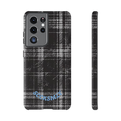 Smoky Grungy Plaid Phone Case for Samsung
