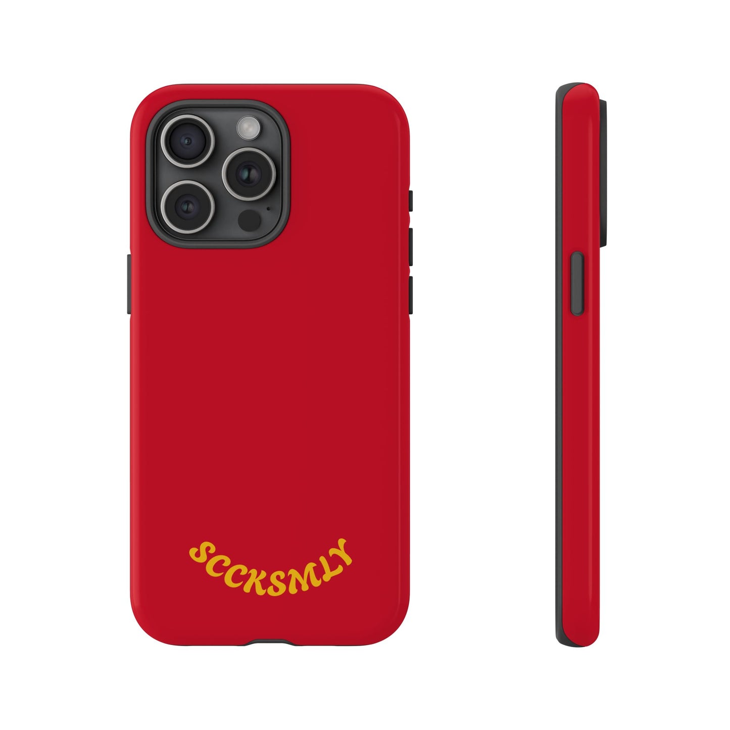 SOLID Calm Cherry Tough Case for Apple