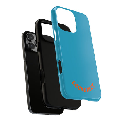 SOLID Blue Spook Tough Case for Apple