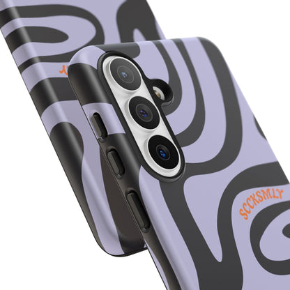 Purple Swirl Phone Case for Samsung