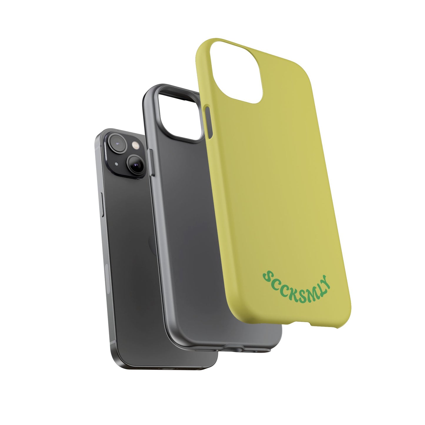 SOLID Lemon Pop Tough Case for Apple