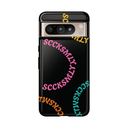 Y2K Wavy Script Tough Case for Google Pixel