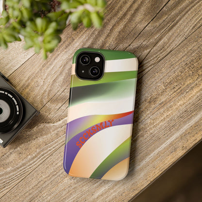 Green Waves Phone Case for Apple