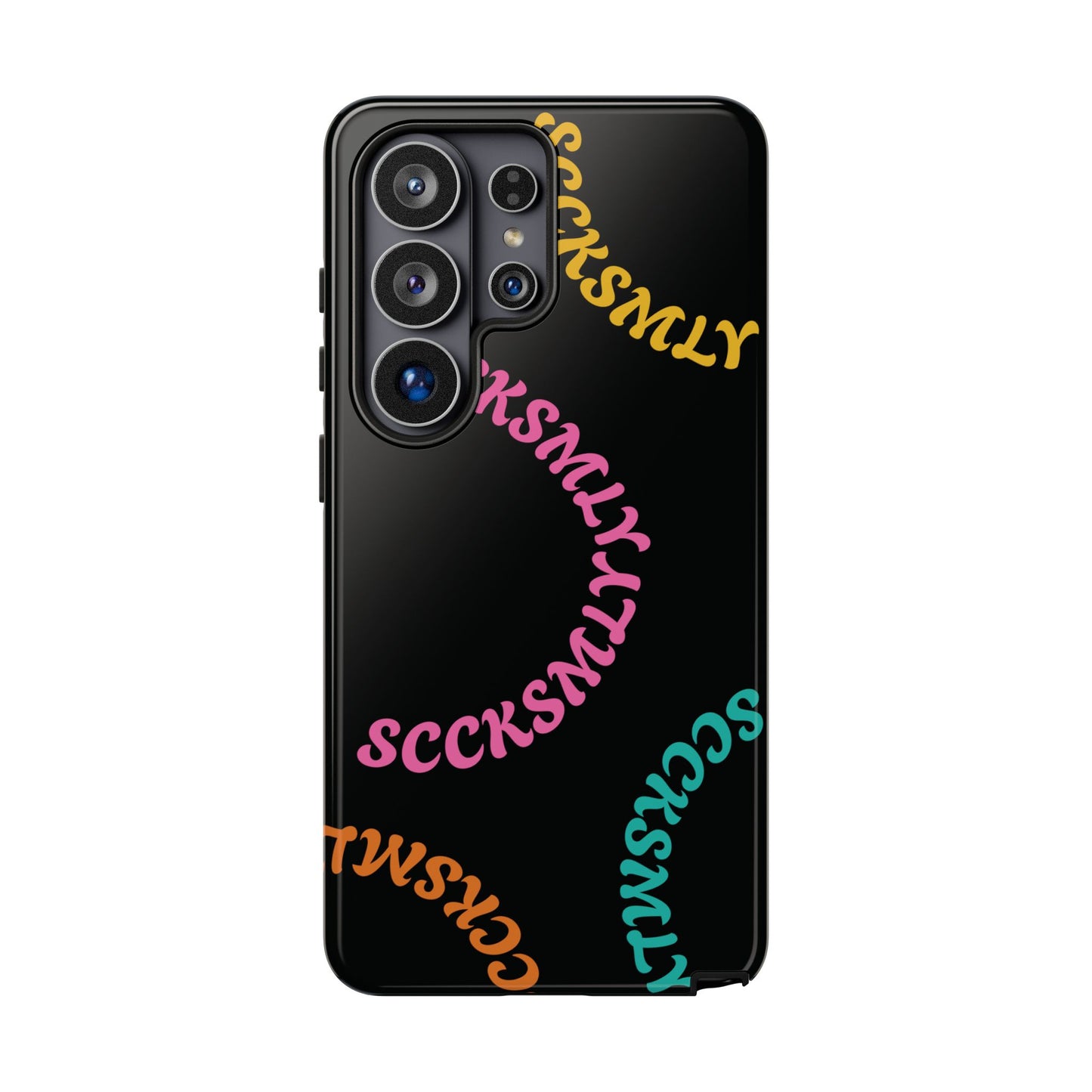 Y2K Wavy Script Tough Case for Samsung