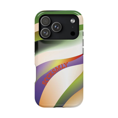 Green Waves Phone Case for Apple