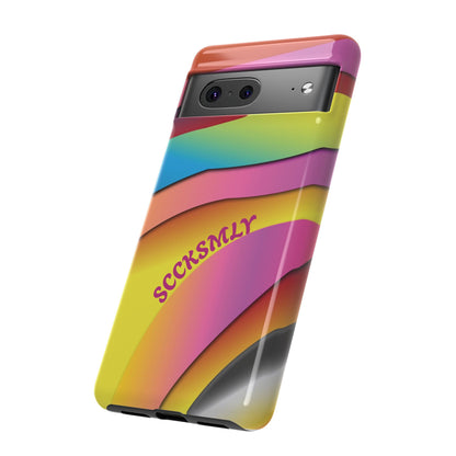 Modern Retro Rainbow Phone Case for Google Pixel
