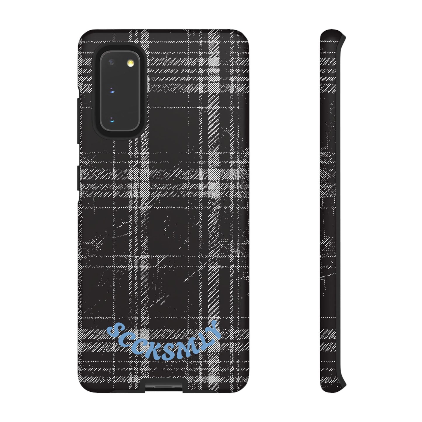 Smoky Grungy Plaid Phone Case for Samsung