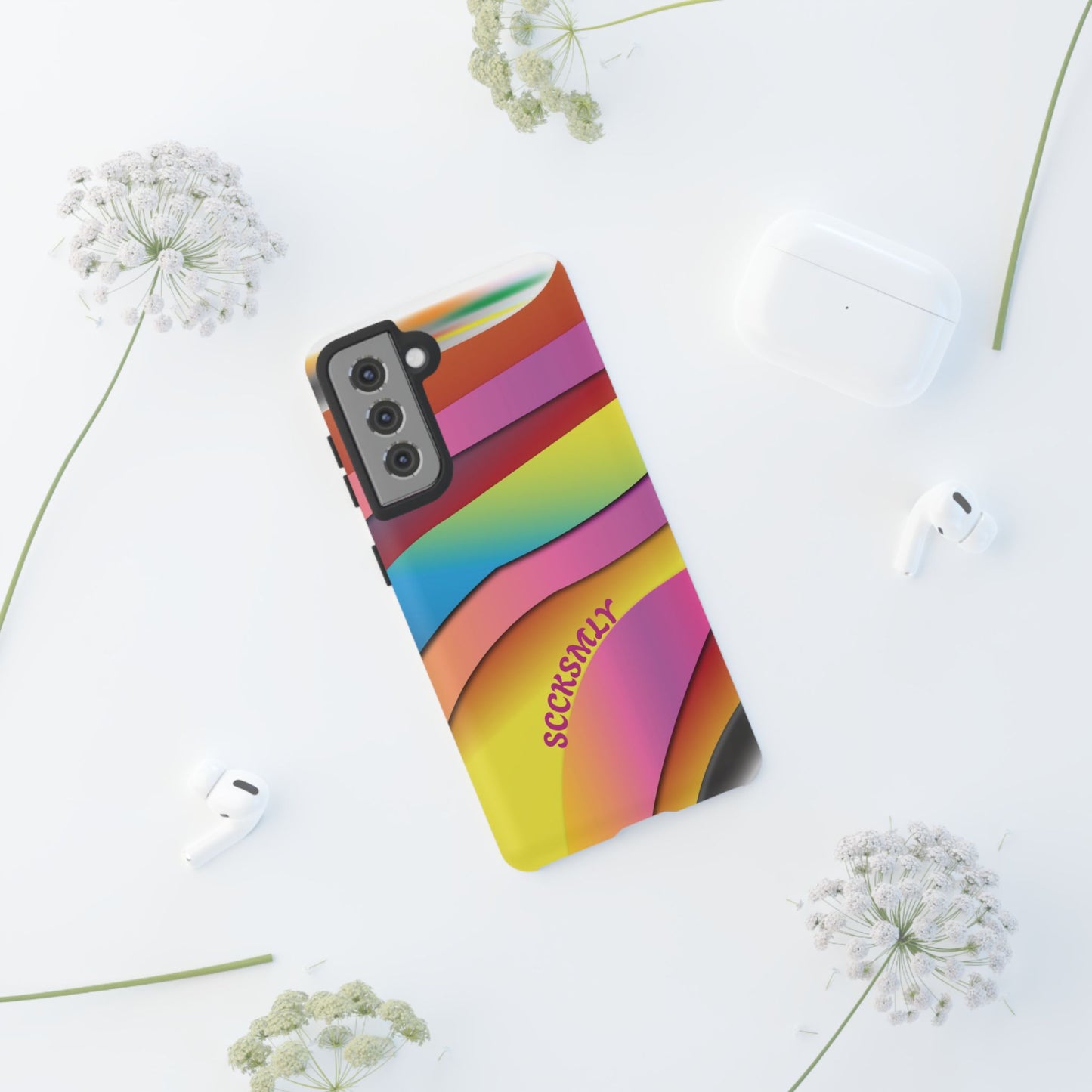 Modern Retro Rainbow Phone Case for Samsung