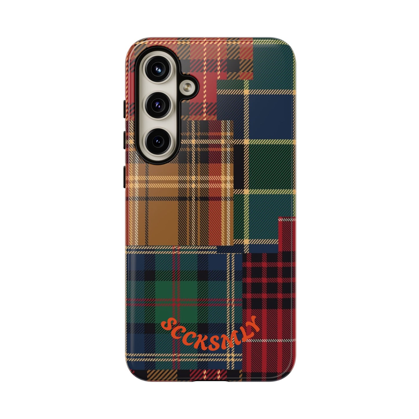 Heritage Hues Patchwork Tough Phone Case for Samsung