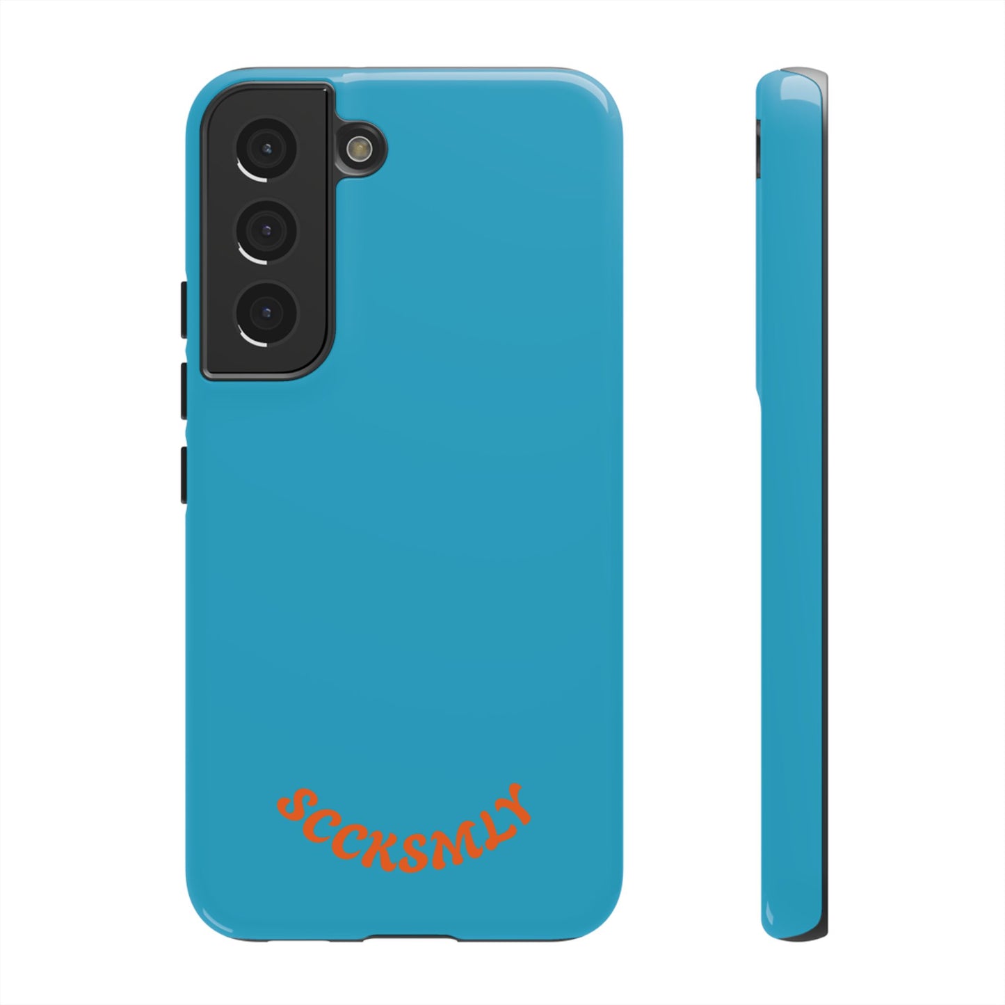 SOLID Blue Spook Tough Case for Samsung
