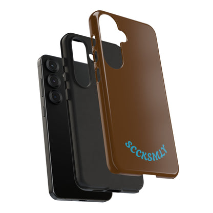 SOLID Chocolate Coco Tough Case for Samsung