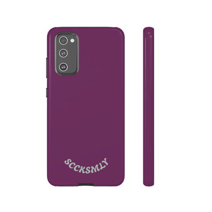 SOLID Amethyst Matte Tough Phone Case for Samsung