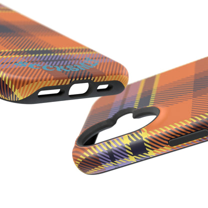 Orange Sickle Plaid  Phone Case for Apple