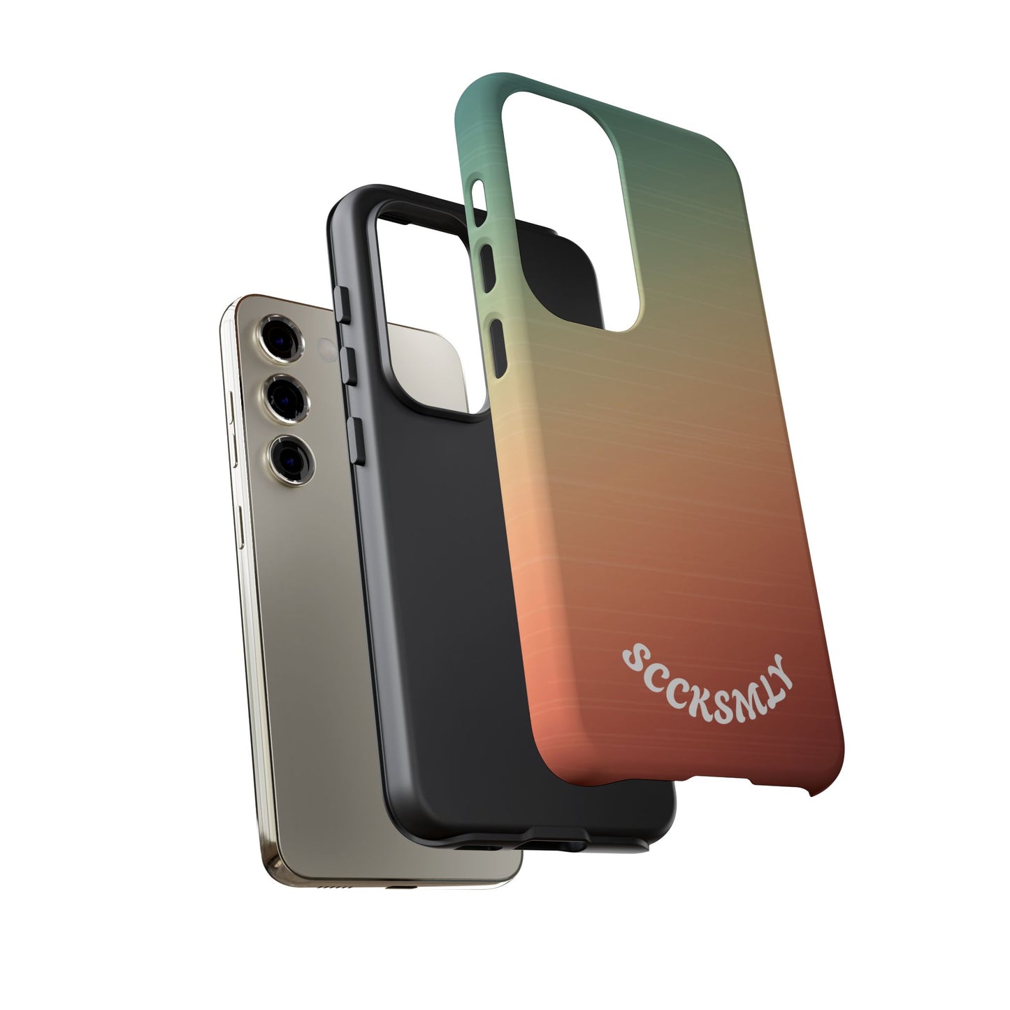 Warm Ombré Tough Phone Case for Samsung