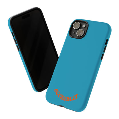 SOLID Blue Spook Tough Case for Apple