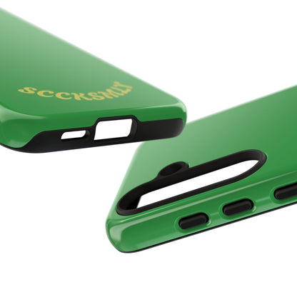 SOLID Green Grin Tough Case for Samsung