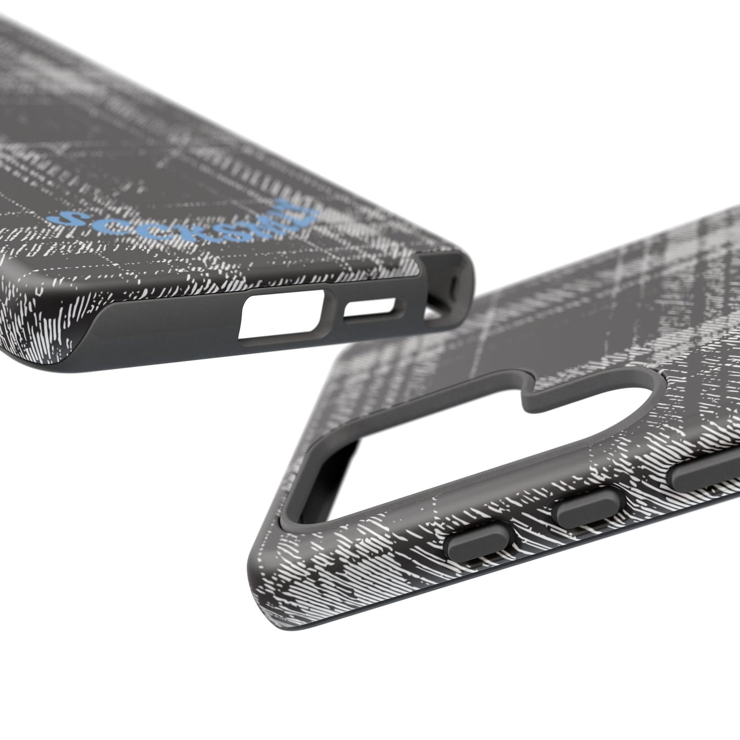 Smoky Grungy Plaid Phone Case for Samsung