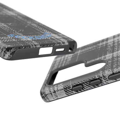 Smoky Grungy Plaid Phone Case for Samsung