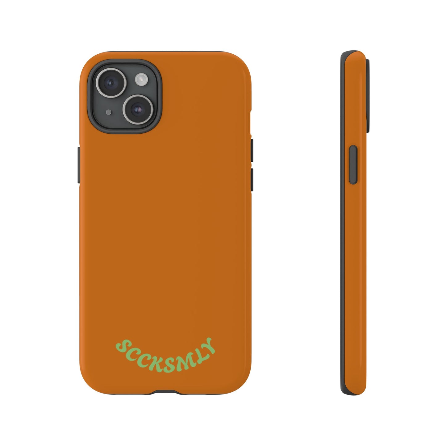 SOLID Terracotta Caoal Tough Case for Apple